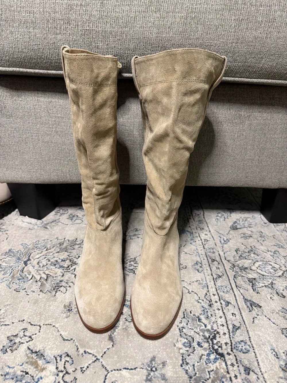 Veronica Beard Suede knee high boots